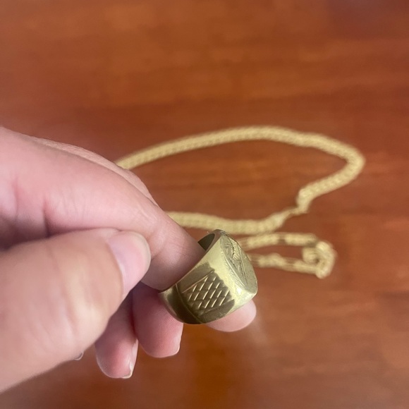 18K Gold plated Necklace Good for women and men’s
One is 24” long 
And 23” - Picture 12 of 15